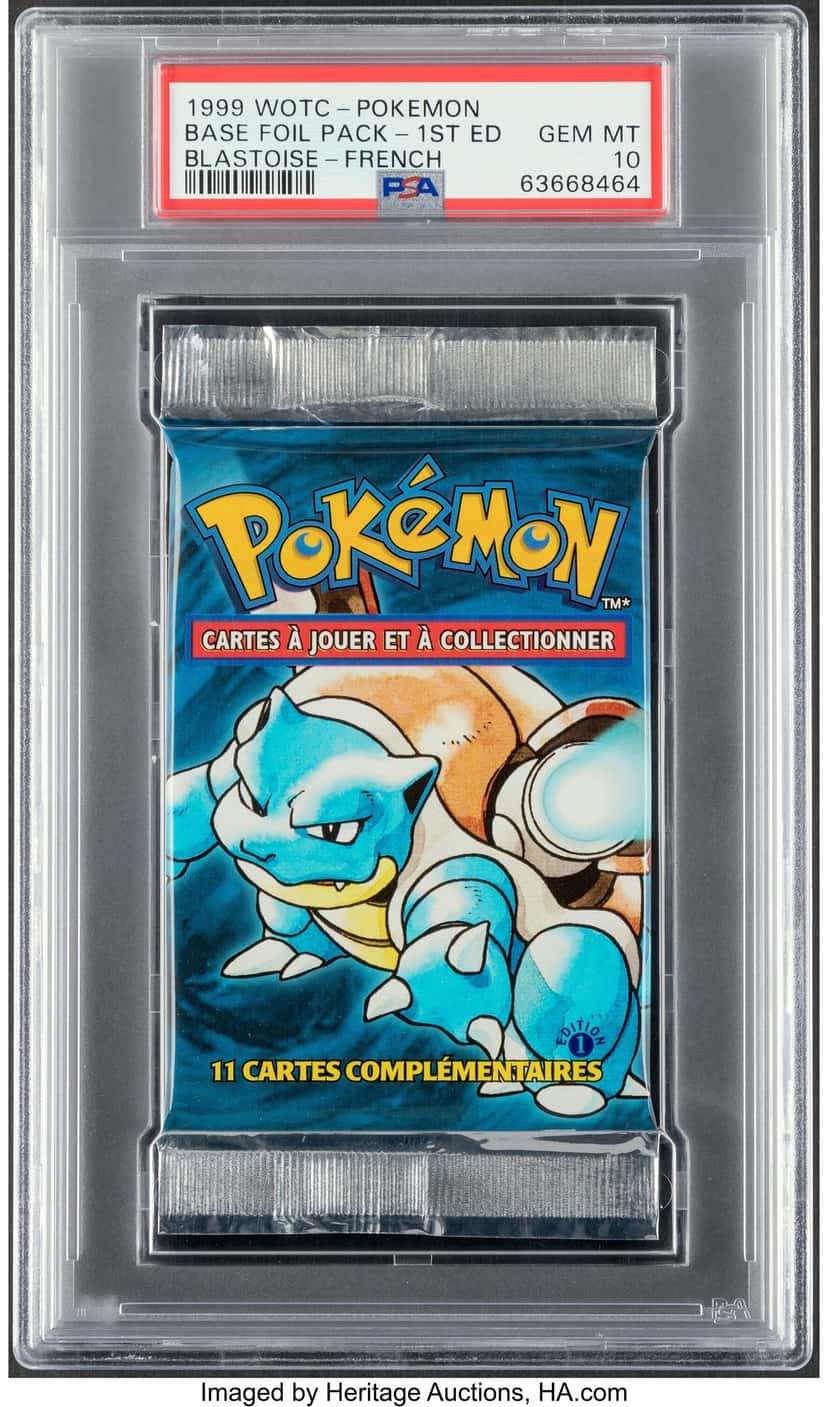 base set booster_pack [Blastoise Art]
