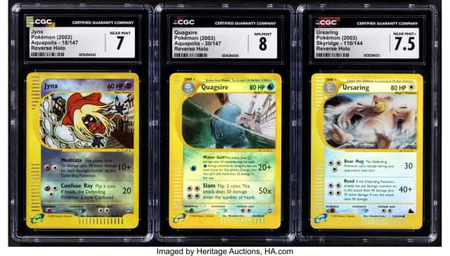 Pokémon Variety Sets Group of 3 CGC Graded Trading...