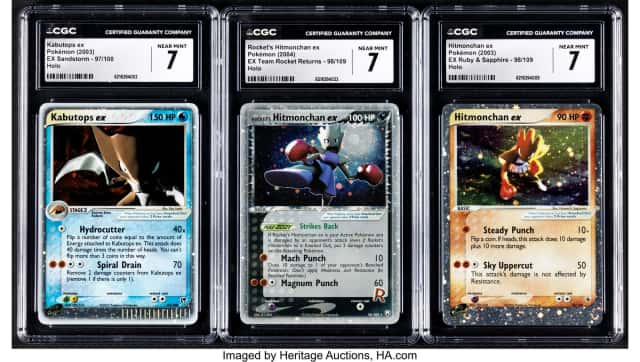 Pokémon Variety Sets Group of 3 CGC Trading Card Game...
