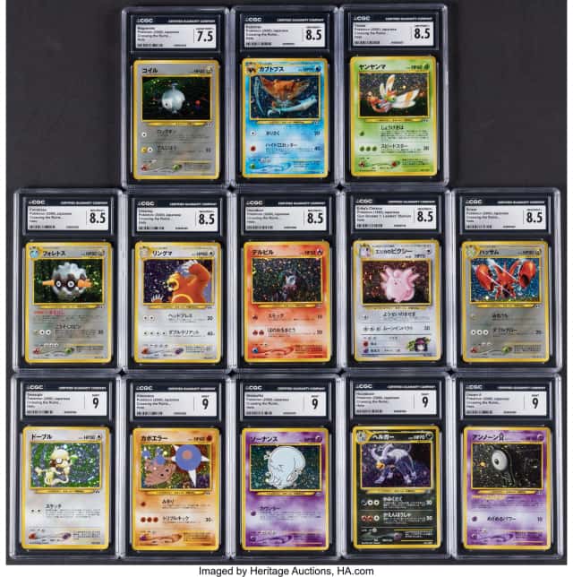 Pokémon Japanese Variety Sets Group of 13 CGC Graded...