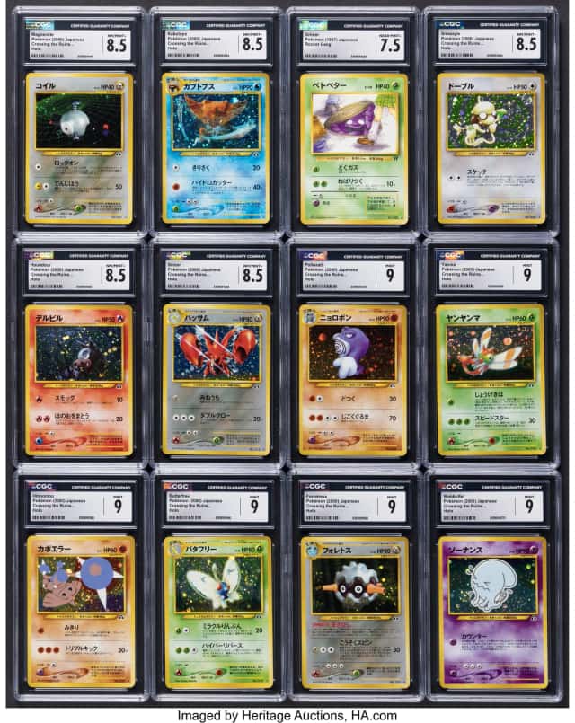 Pokémon Japanese Variety Sets Group of 12 CGC Graded...