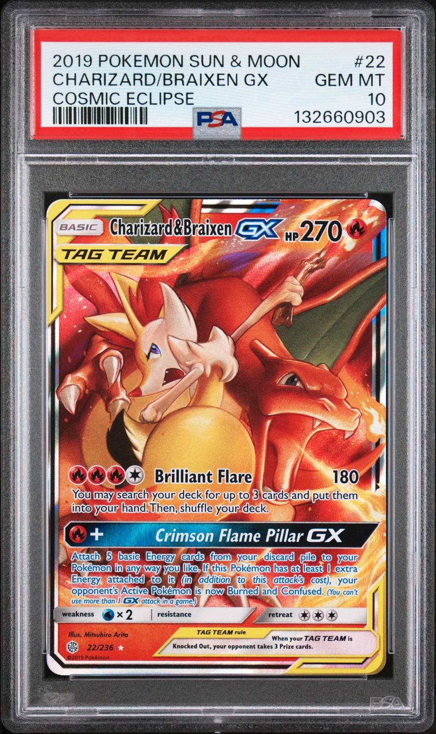 Charizard/braixen Gx