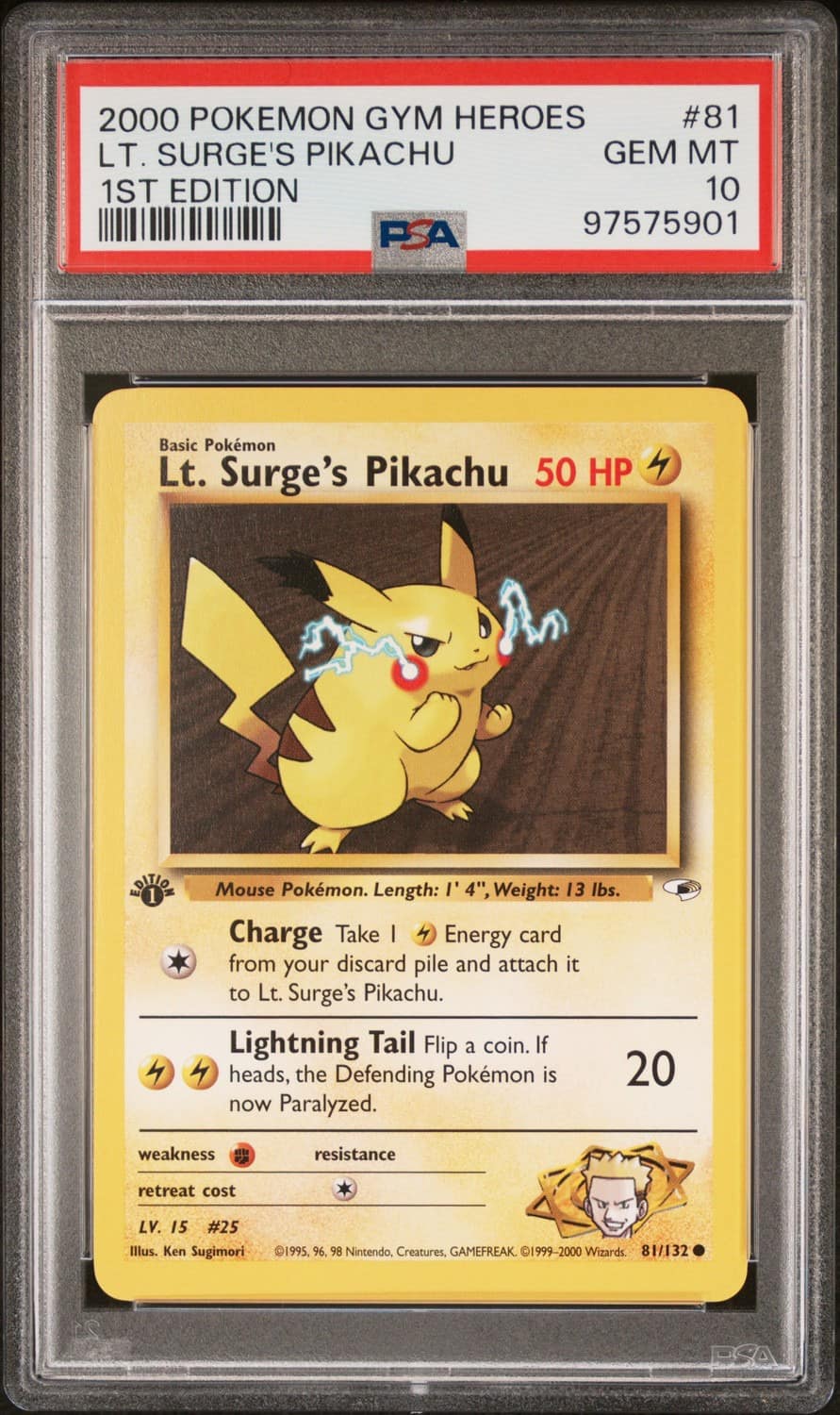 Lt. Surge'S Pikachu