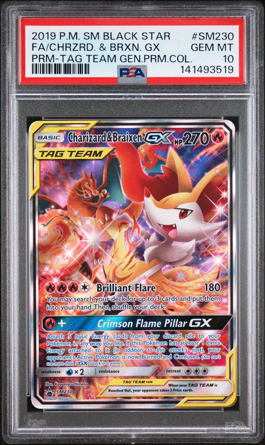Charizard & Braixen Gx