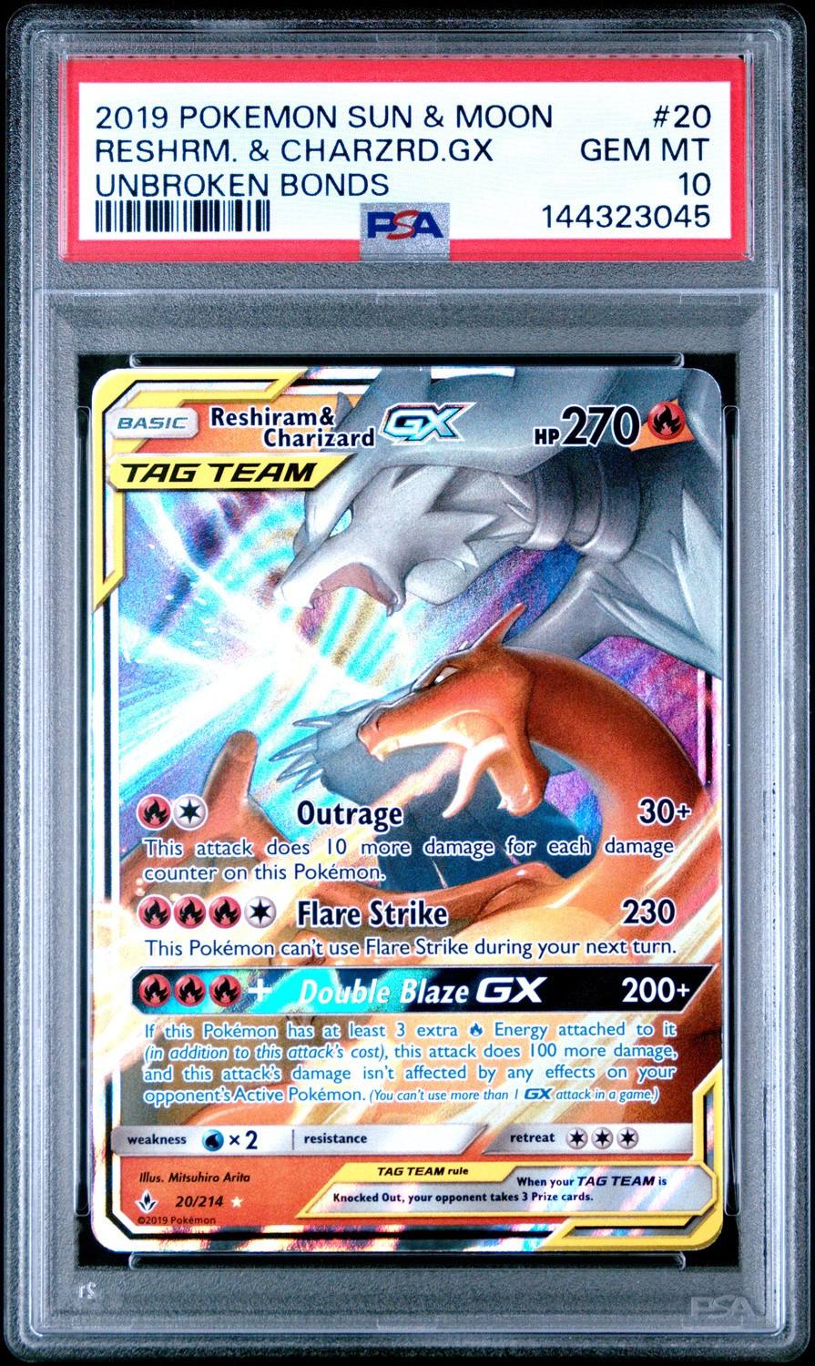 Reshiram & Charizard Gx