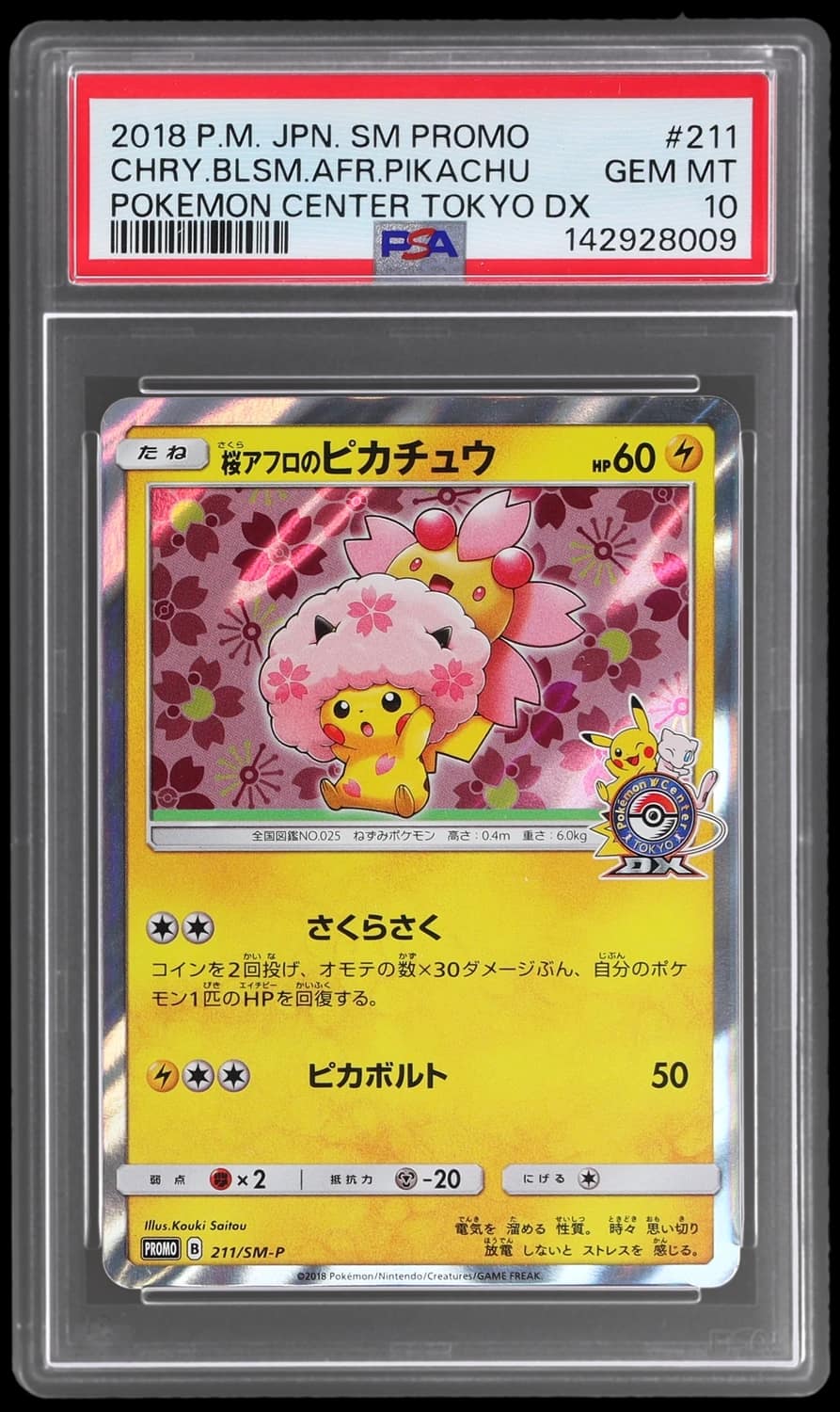 Cherry Blossom Afro Pikachu