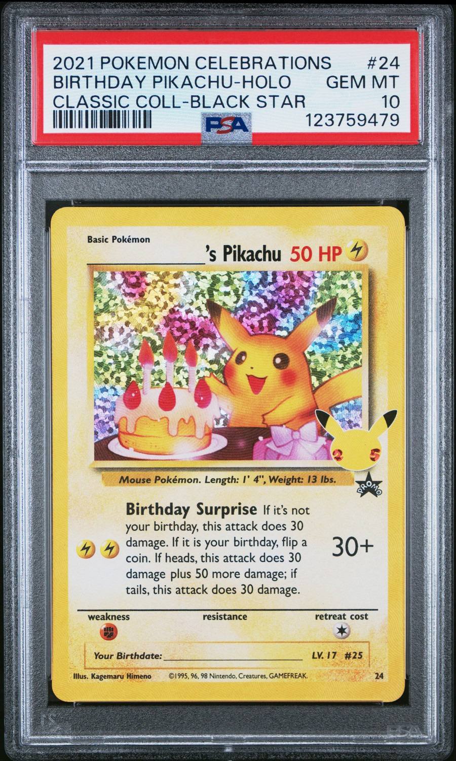 Birthday Pikachu