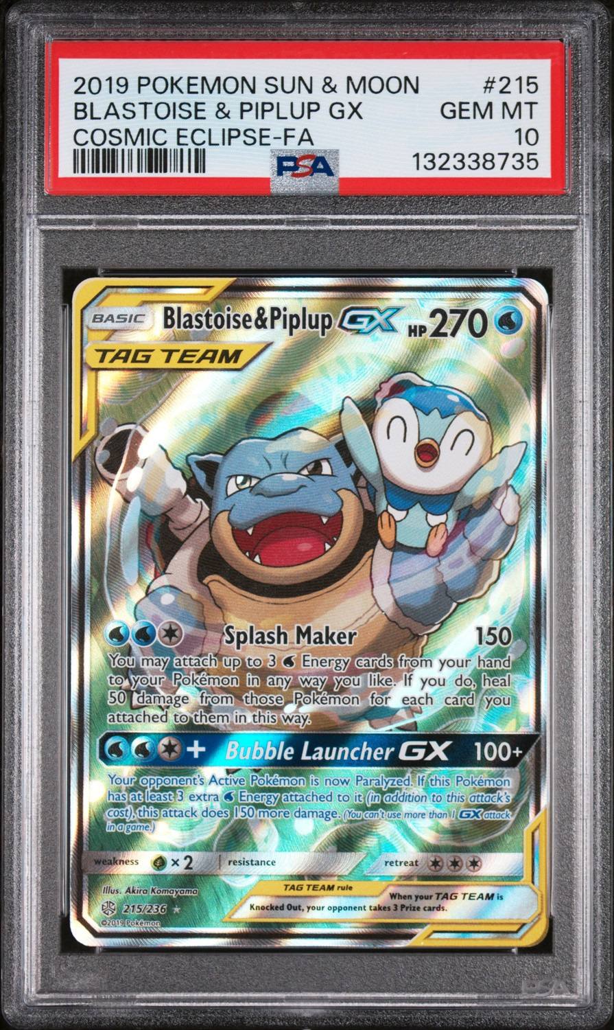 Blastoise & Piplup Gx