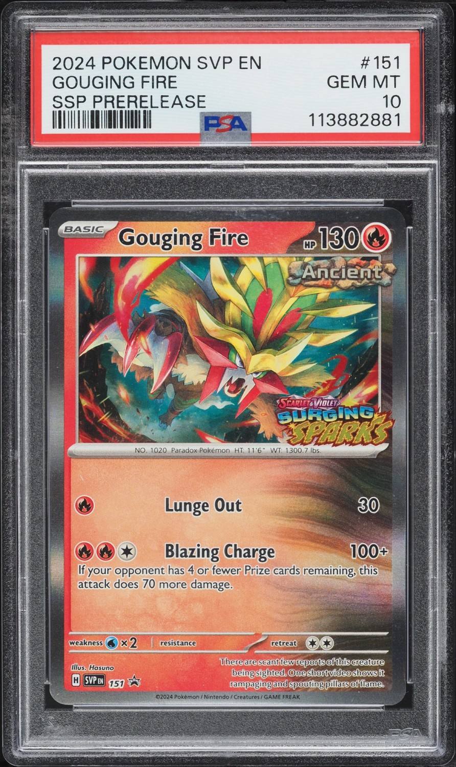 Gouging Fire