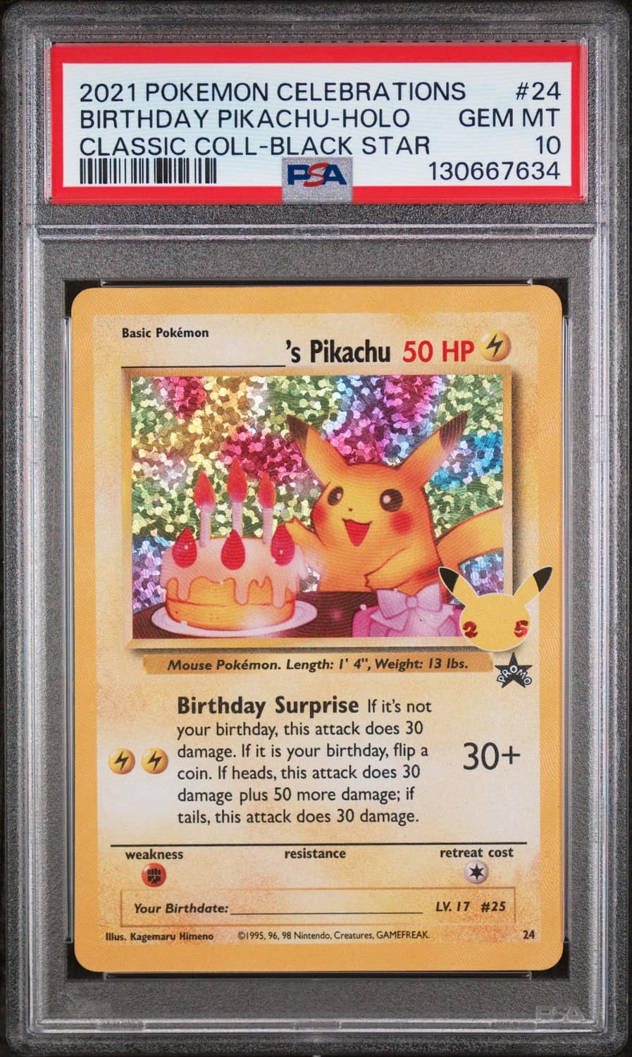 Birthday Pikachu