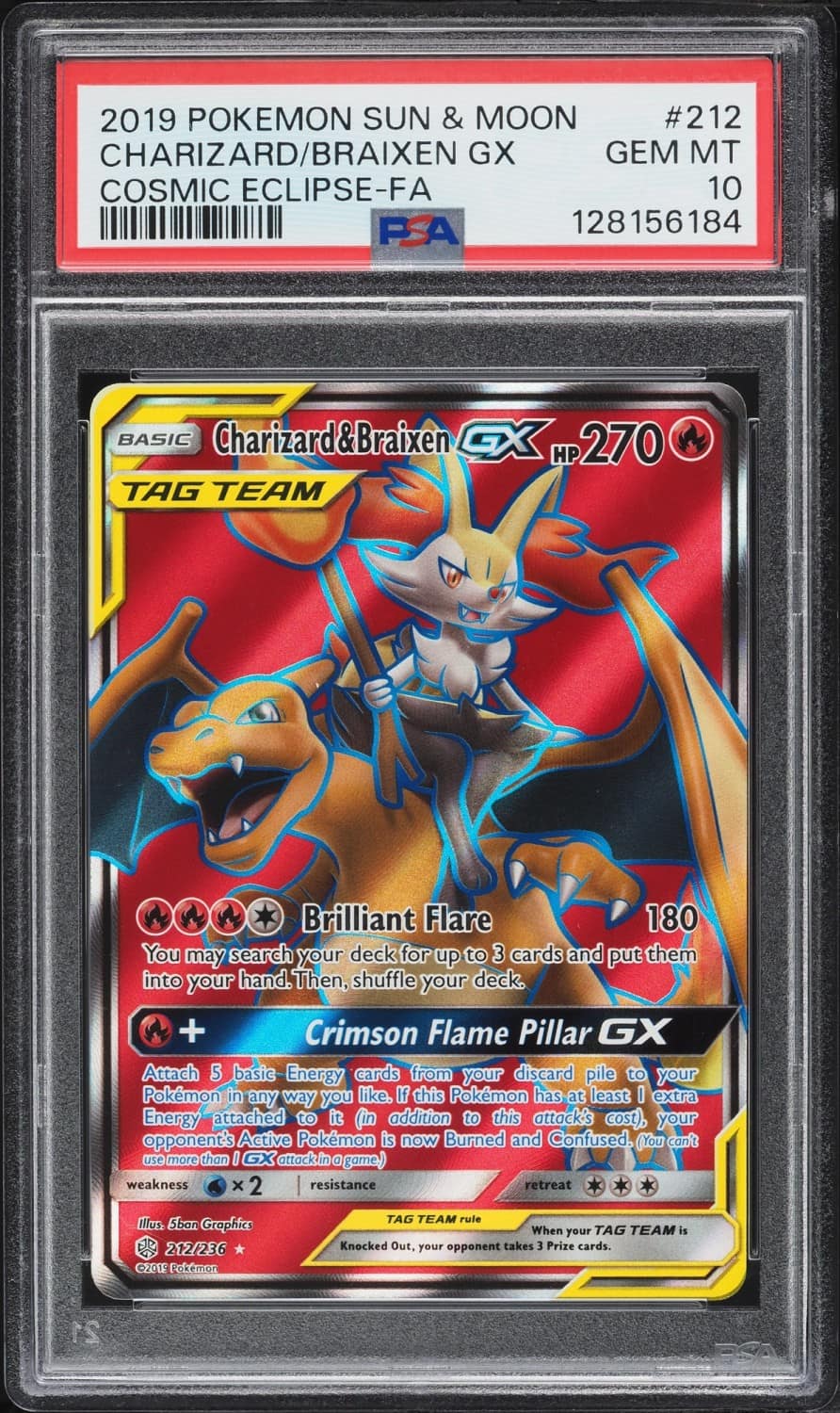 Charizard/braixen Gx