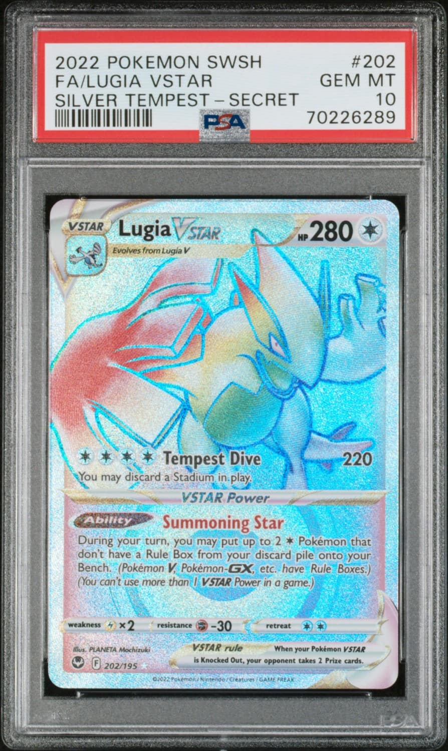 Lugia Vstar