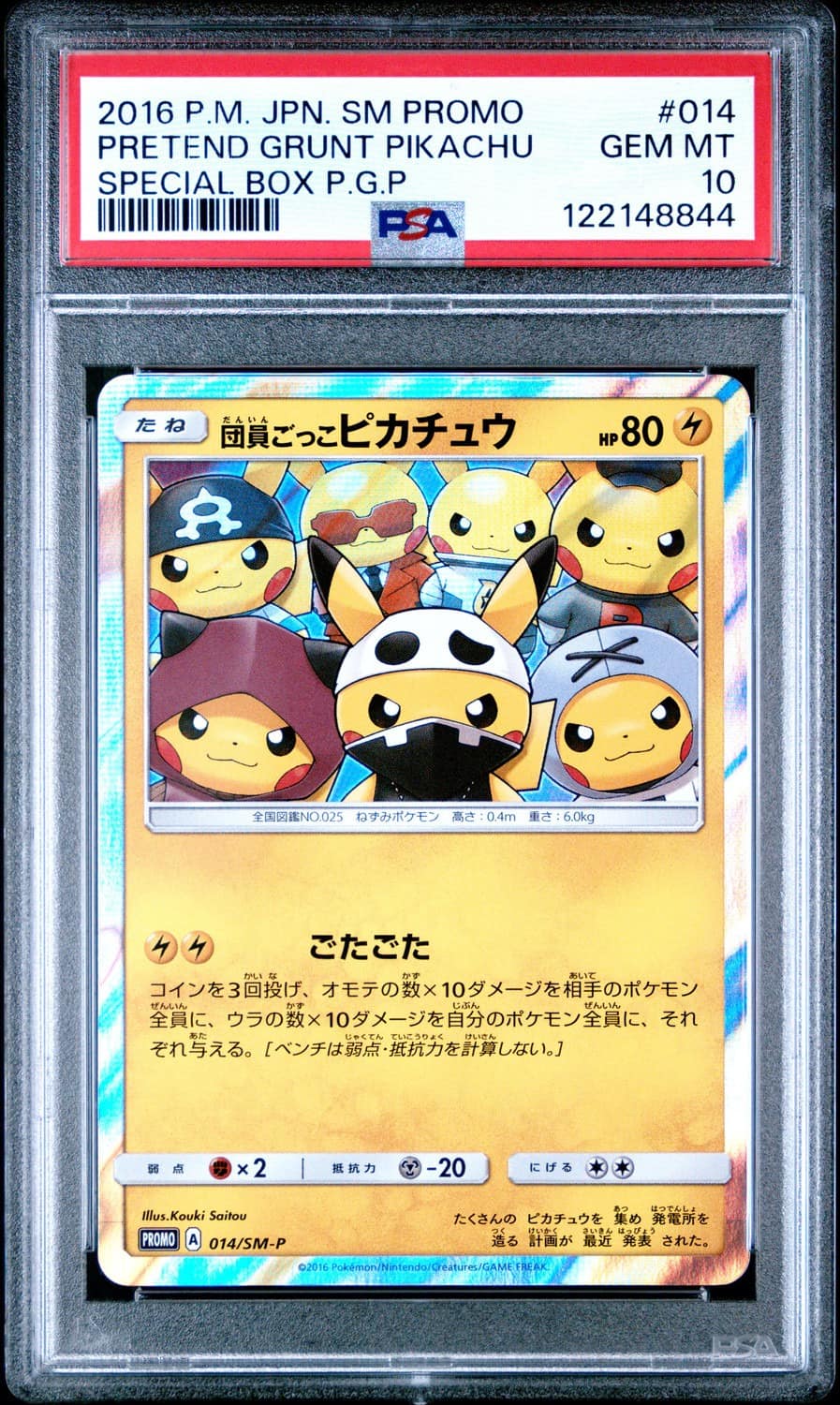 Pretend Grunt Pikachu