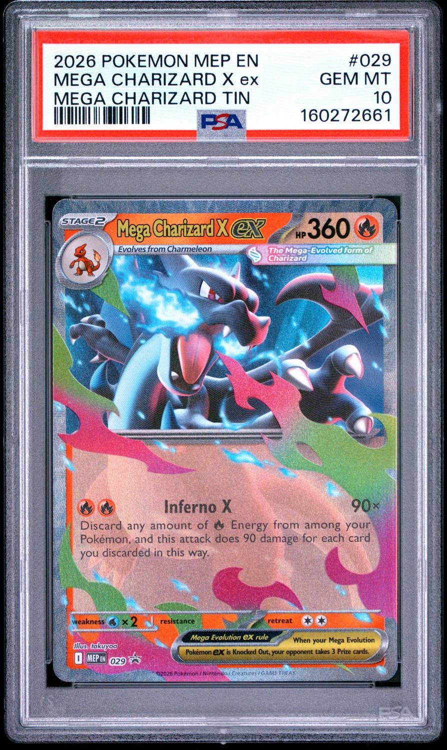 Mega Charizard X Ex