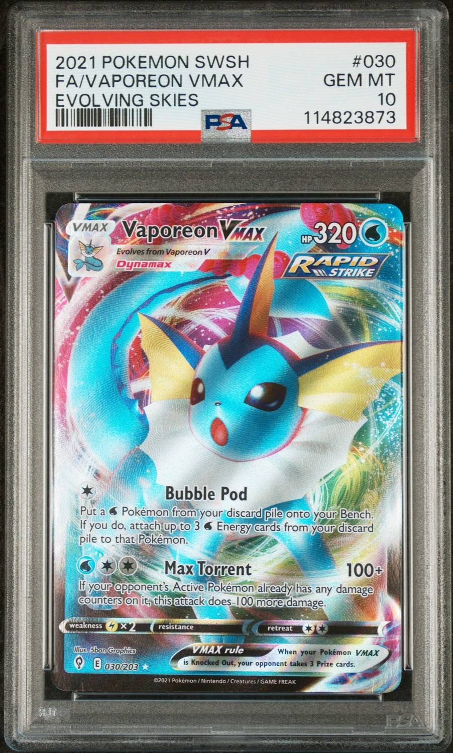 Vaporeon Vmax