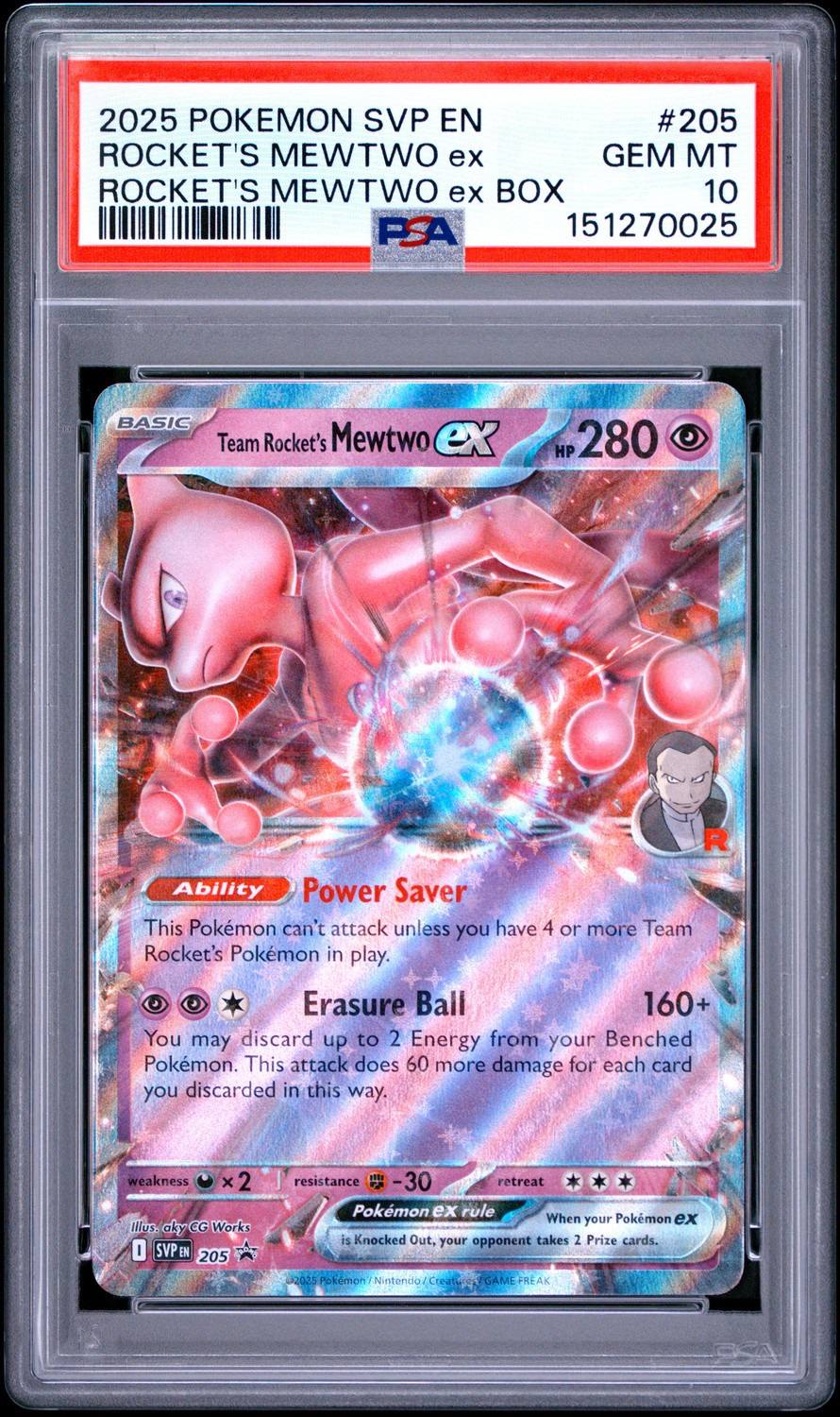 Rocket'S Mewtwo Ex