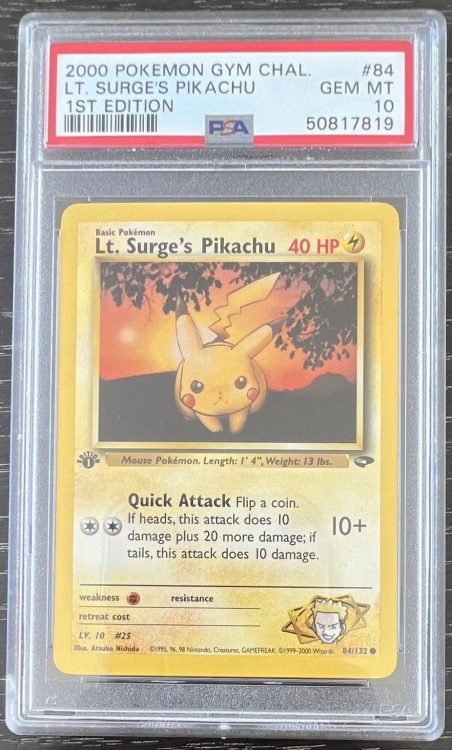 Lt. Surge'S Pikachu