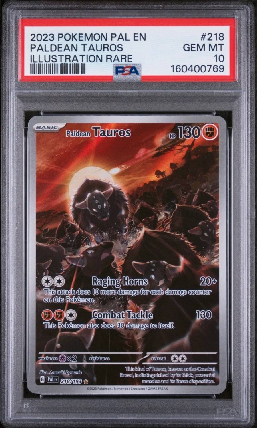 Paldean Tauros