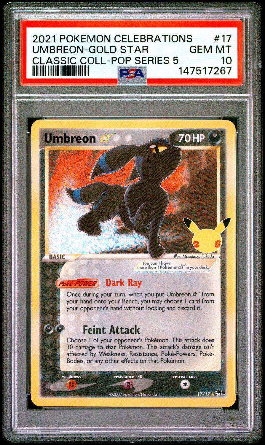 Umbreon-Gold Star