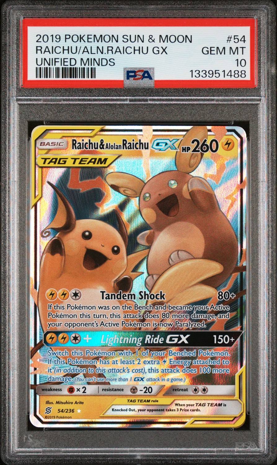Raichu & Alolan Raichu Gx