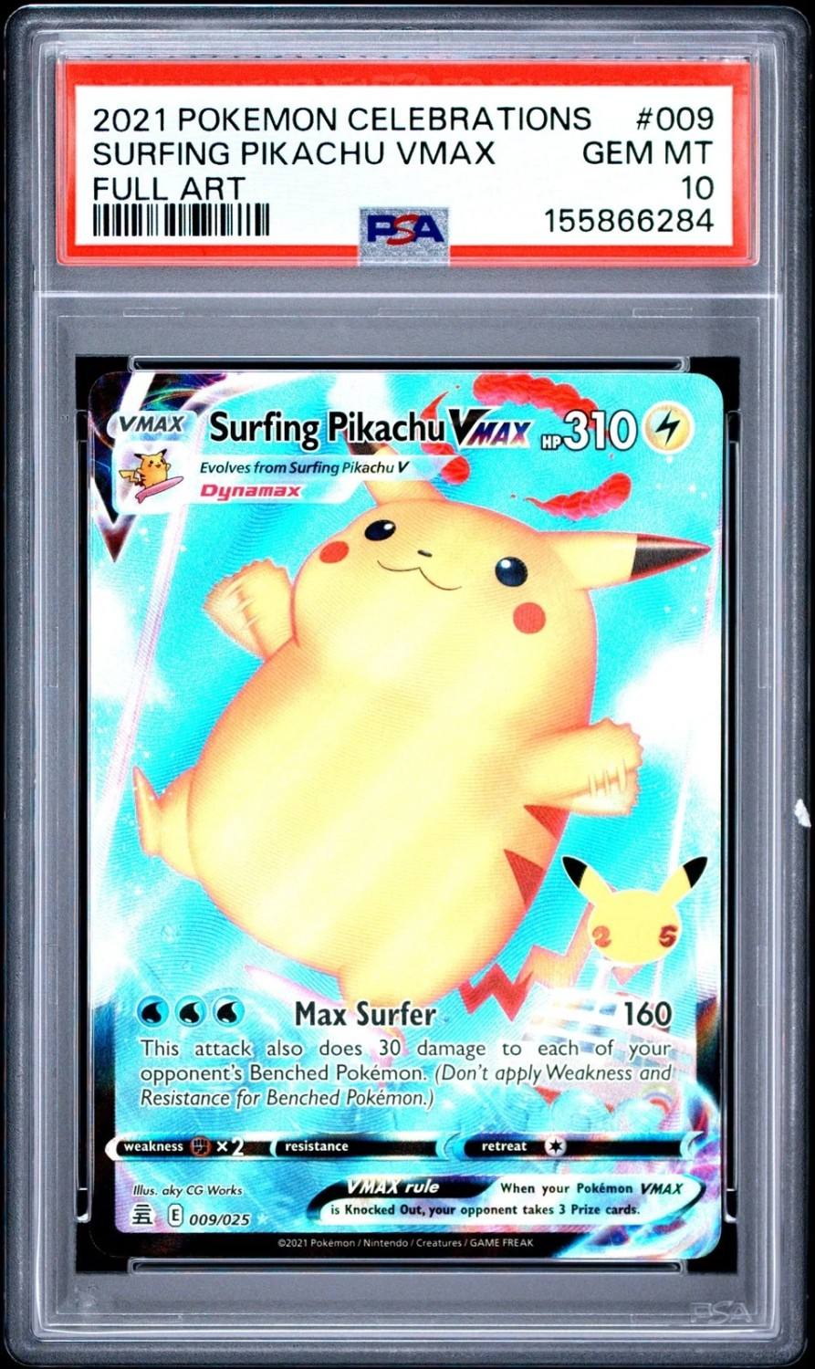 Surfing Pikachu Vmax