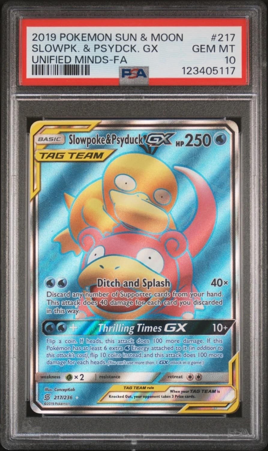 Slowpoke & Psyduck Gx