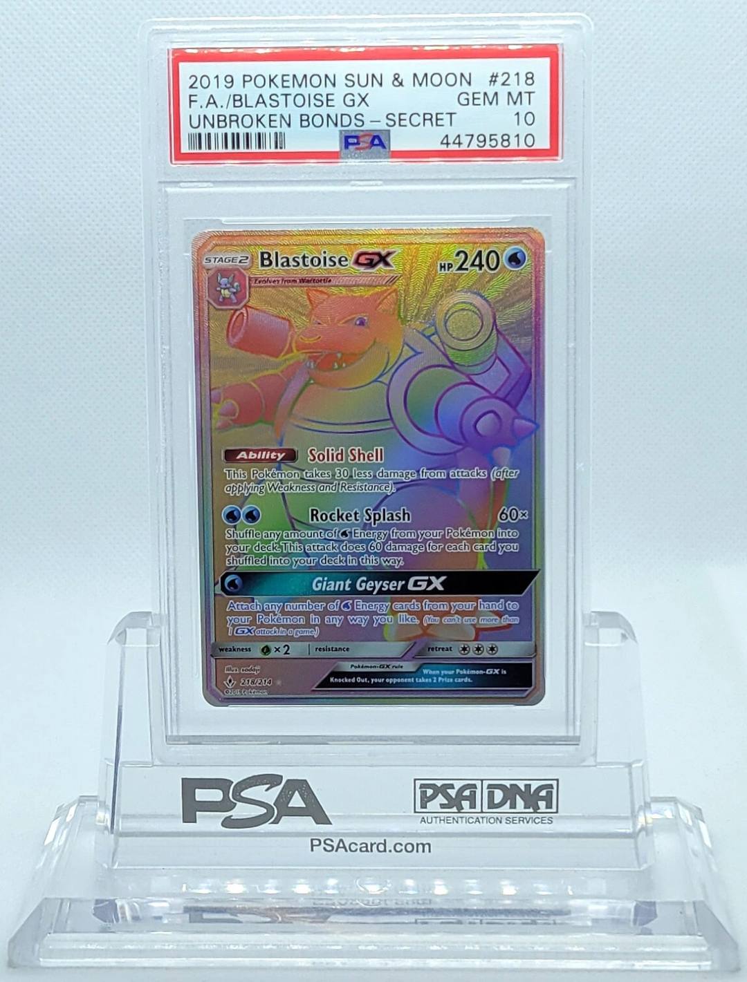 Blastoise Gx