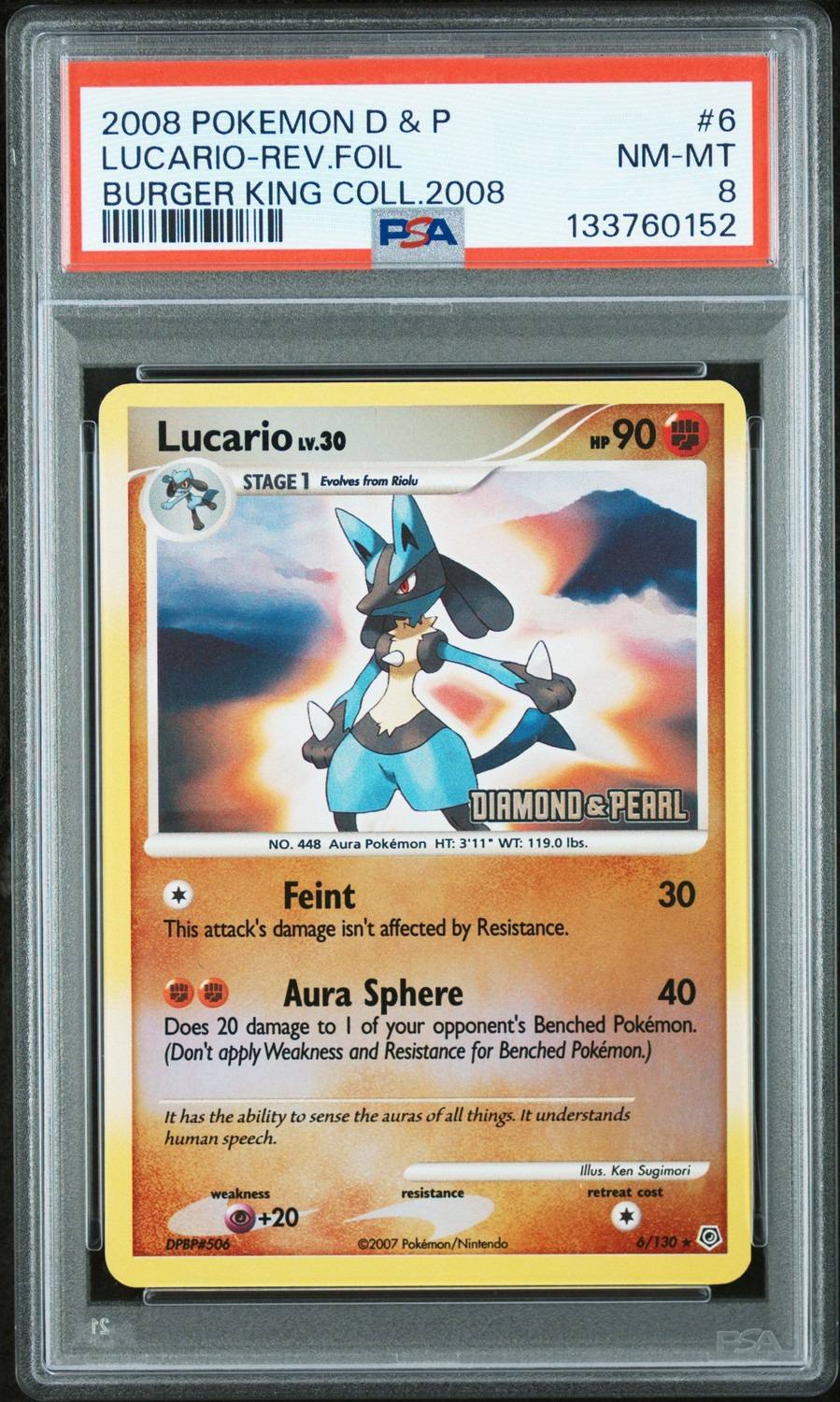 Lucario-Rev Foil-D&p