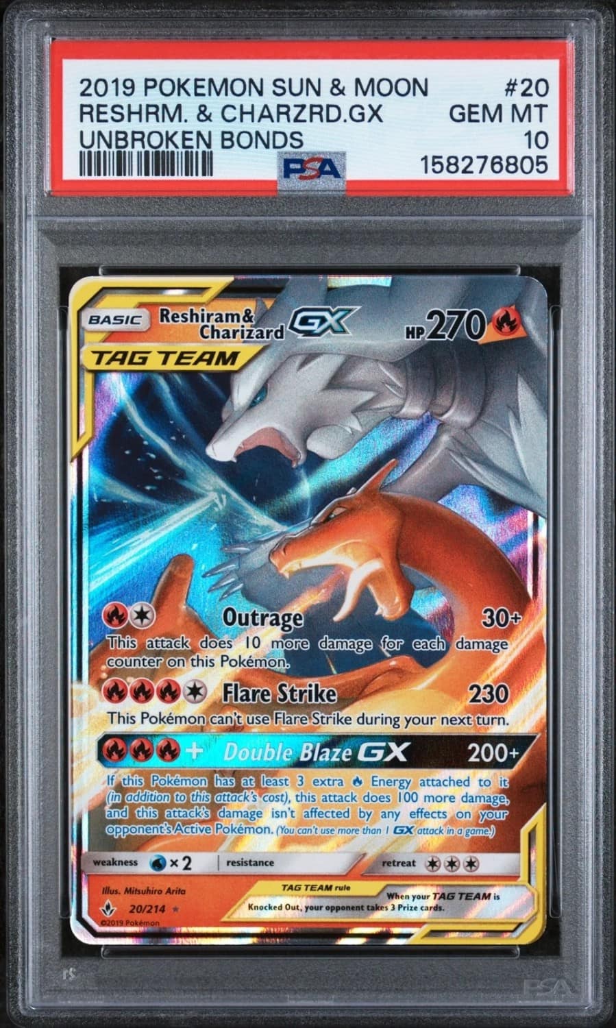 Reshiram & Charizard Gx