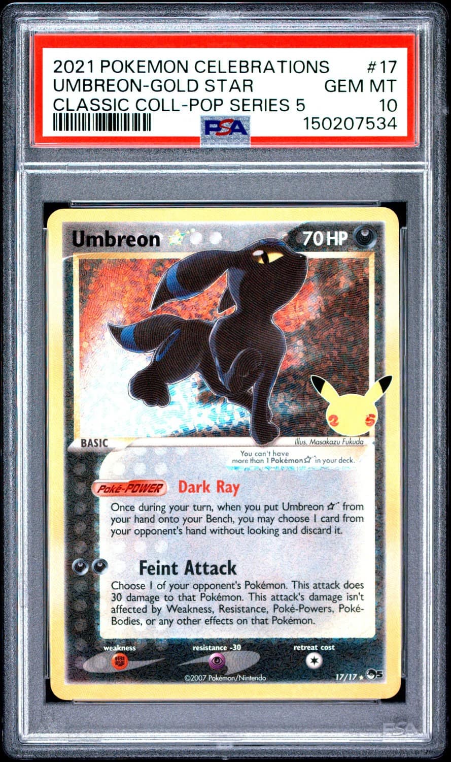 Umbreon-Gold Star