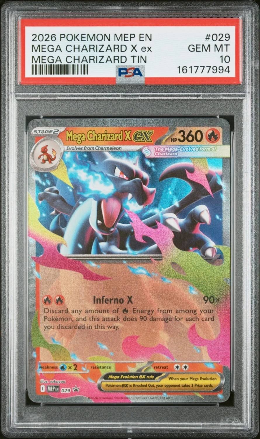 Mega Charizard X Ex