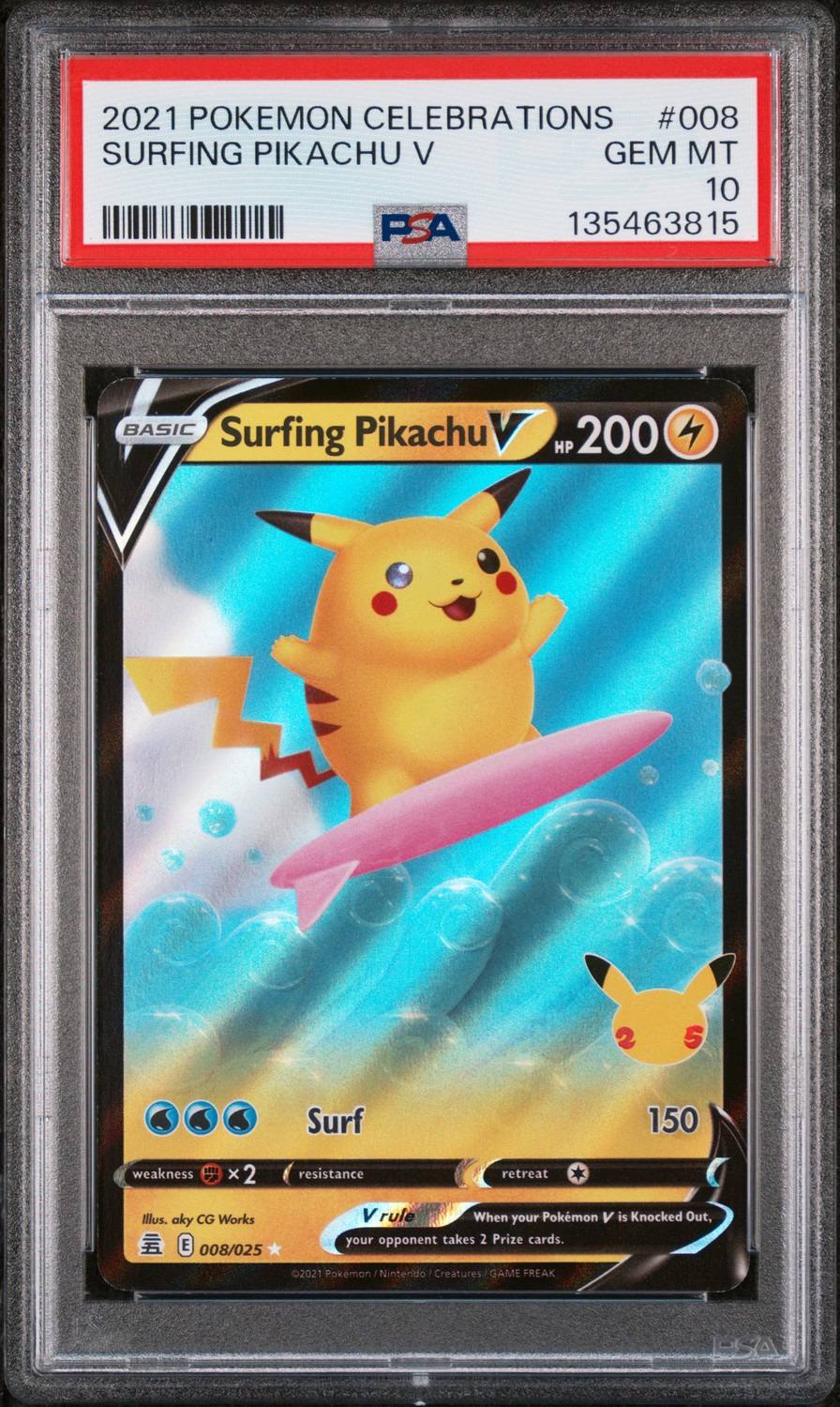 Surfing Pikachu V