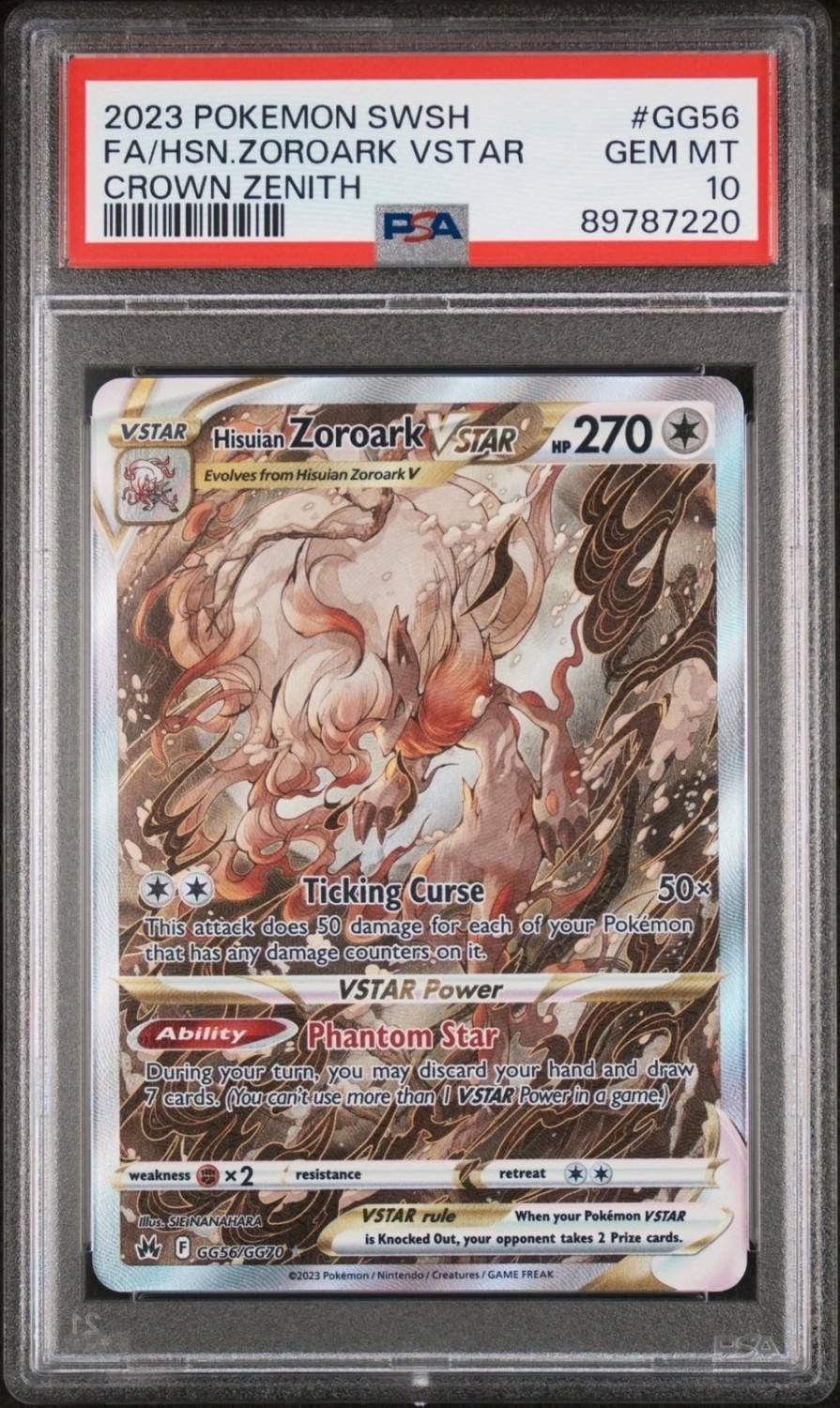 Hisuian Zoroark Vstar