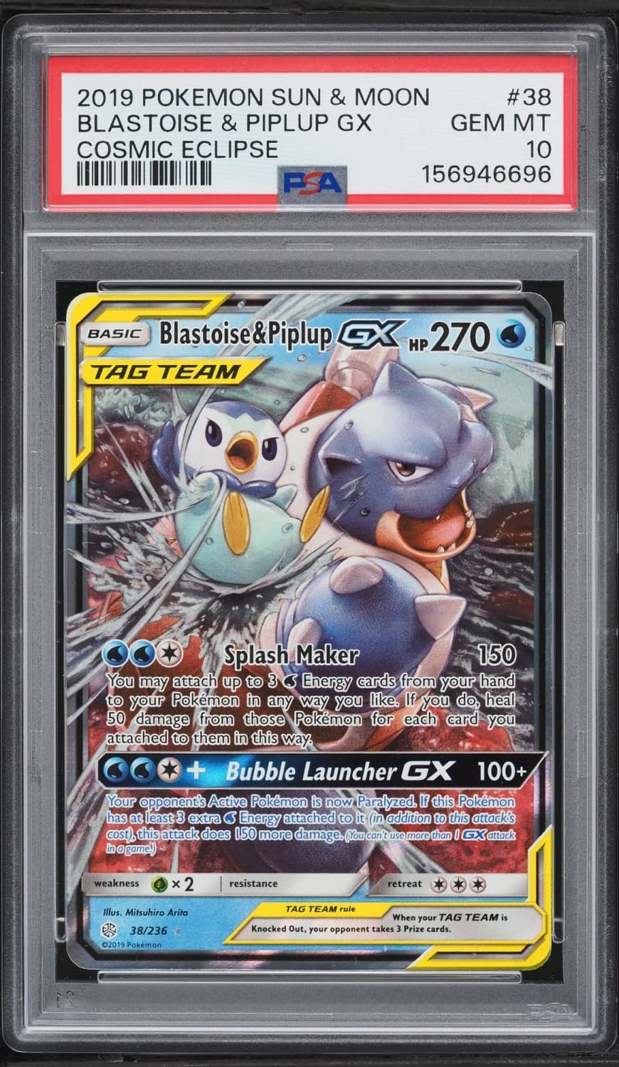 Blastoise & Piplup Gx