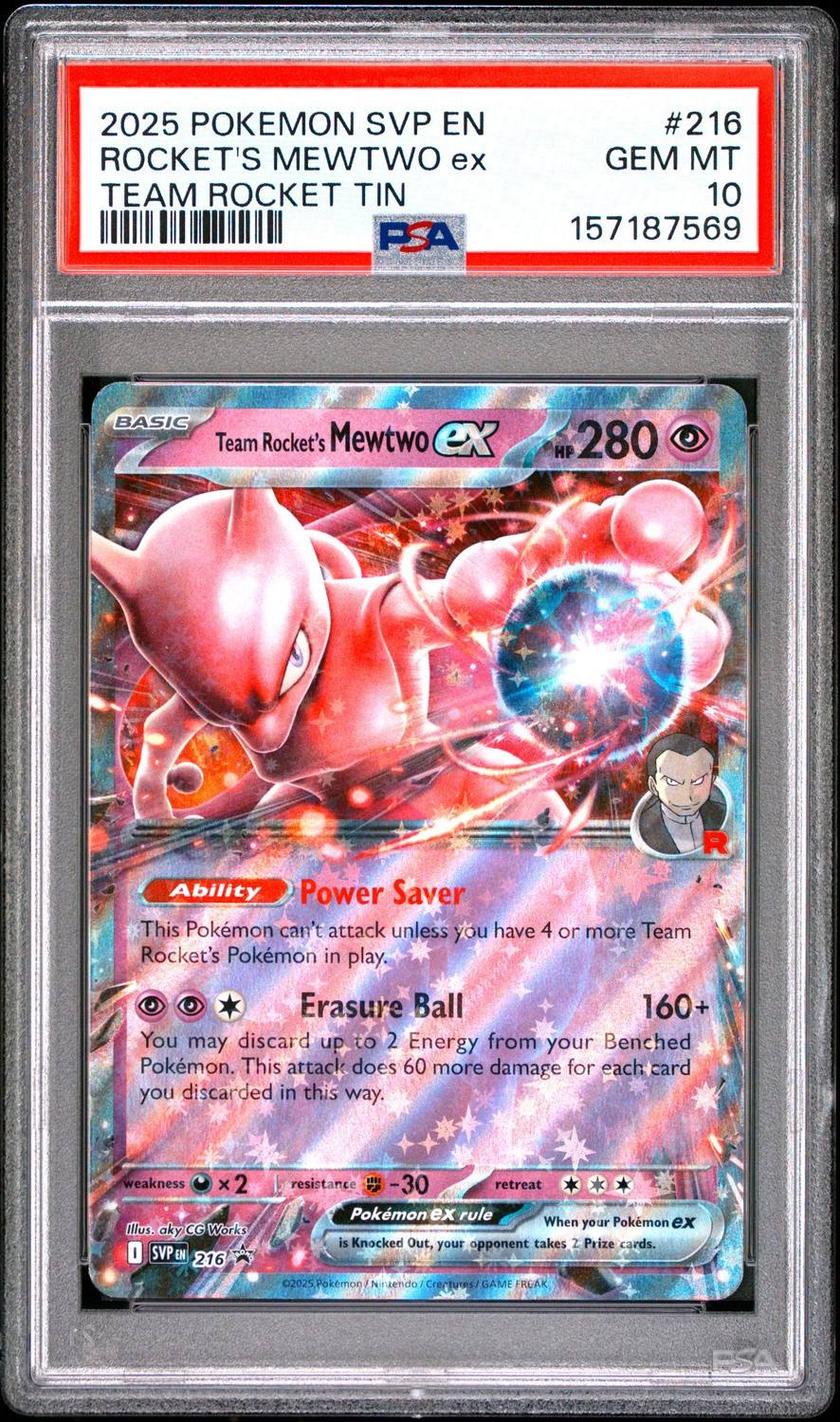 Rocket'S Mewtwo Ex