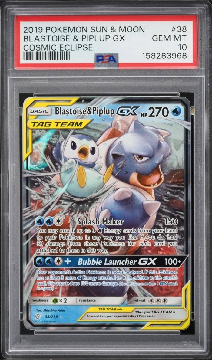 Blastoise & Piplup Gx