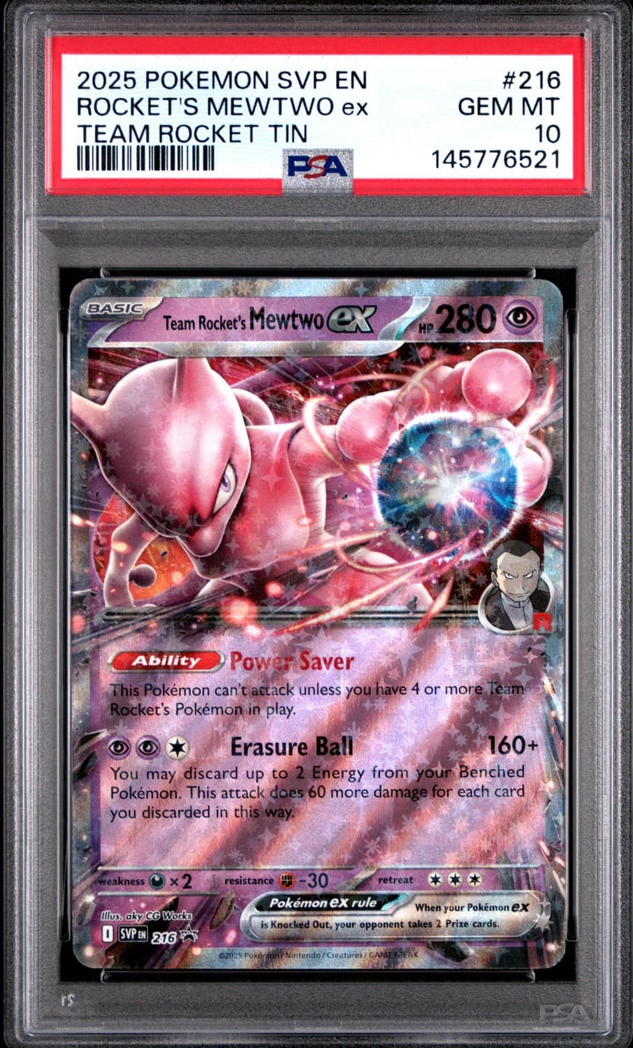 Rocket'S Mewtwo Ex