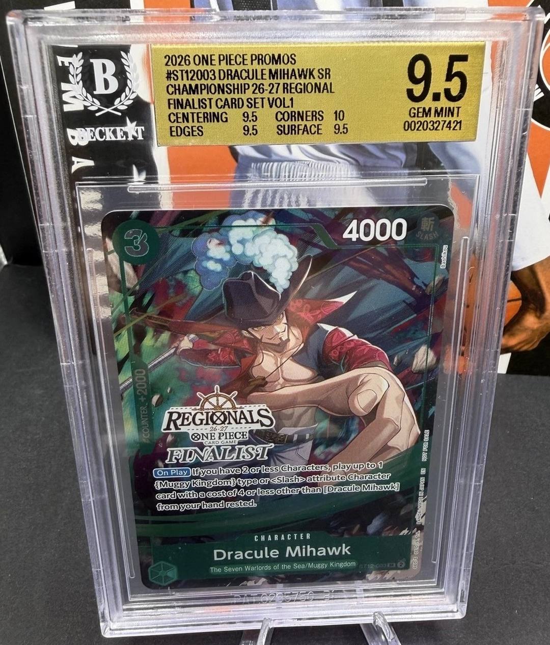 Dracule Mihawk Sr/(championship 26-27 Regional Finalist Card Set Vol.1)