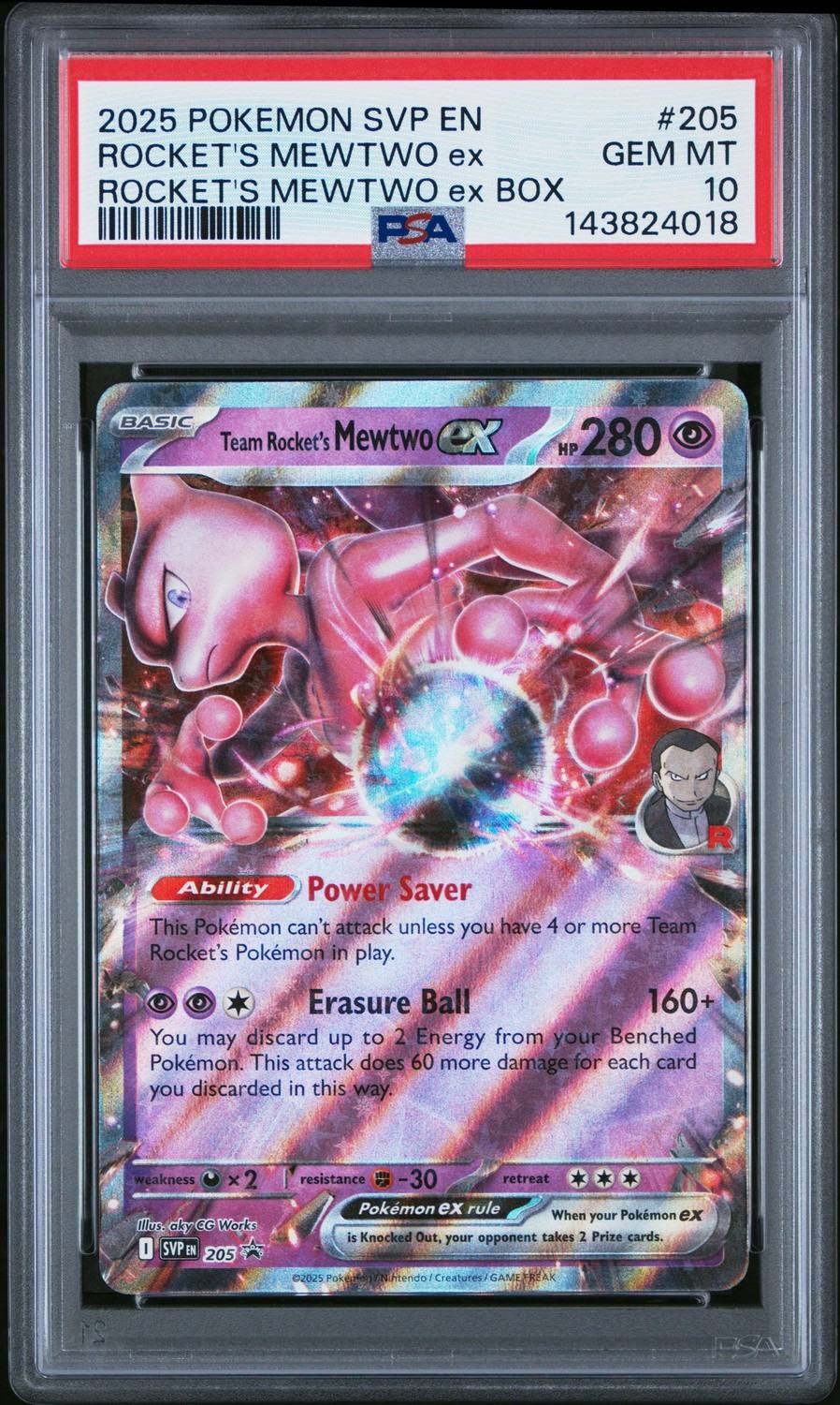 Rocket'S Mewtwo Ex
