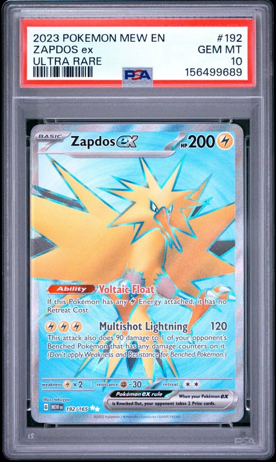 Zapdos Ex