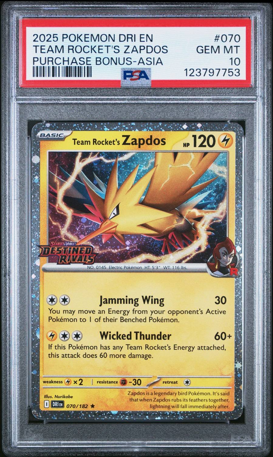 Team Rocket'S Zapdos