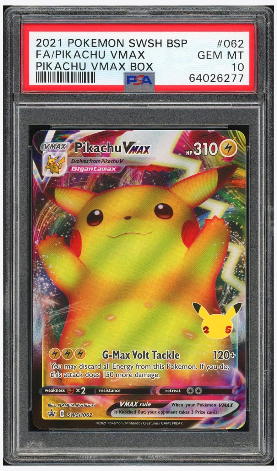 Pikachu Vmax