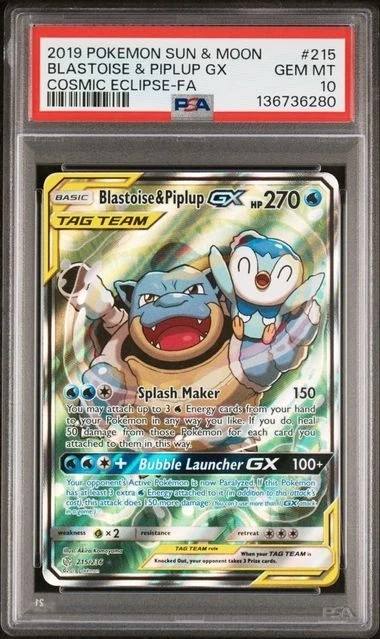 Blastoise & Piplup Gx