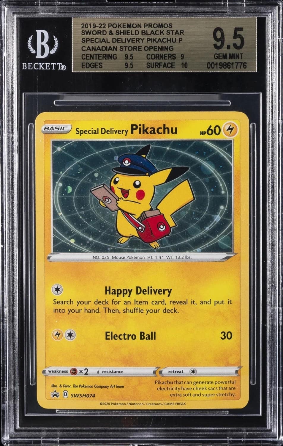 Special Delivery Pikachu P/(canadian Pokemon Store Opening)