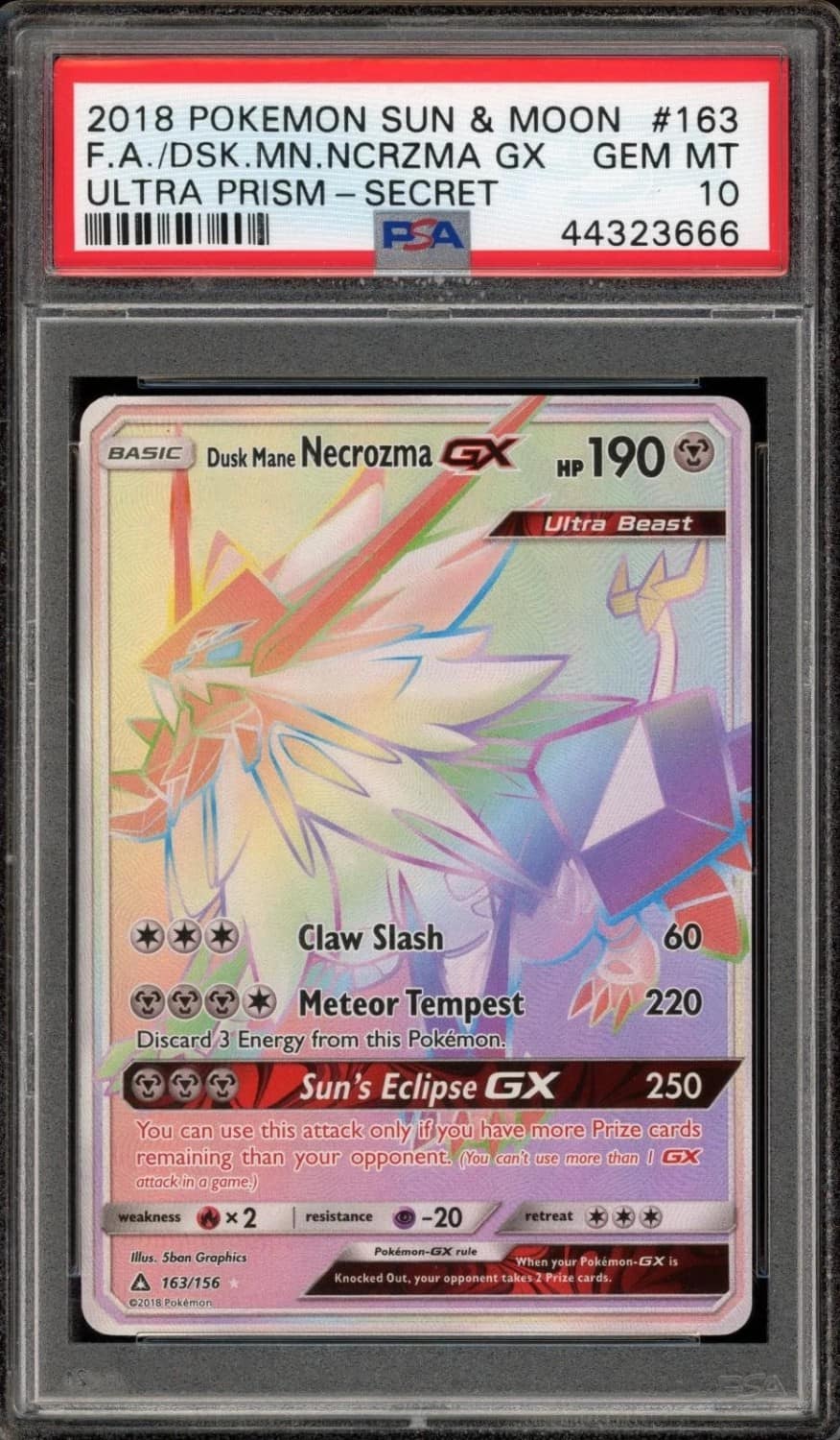 Dusk Mane Necrozma Gx