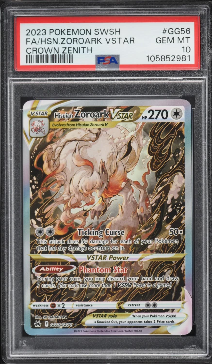 Hisuian Zoroark Vstar