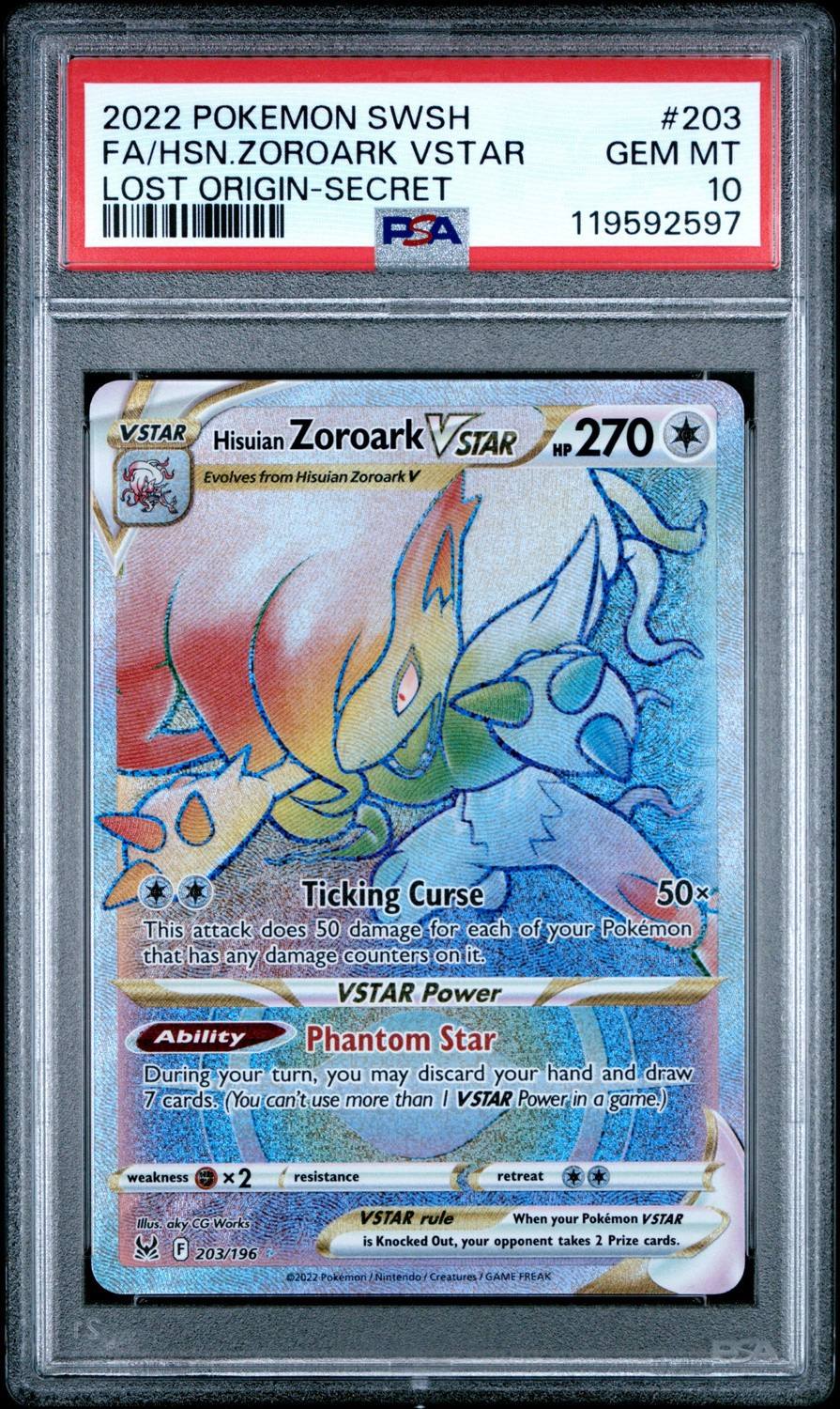 Hisuian Zoroark Vstar