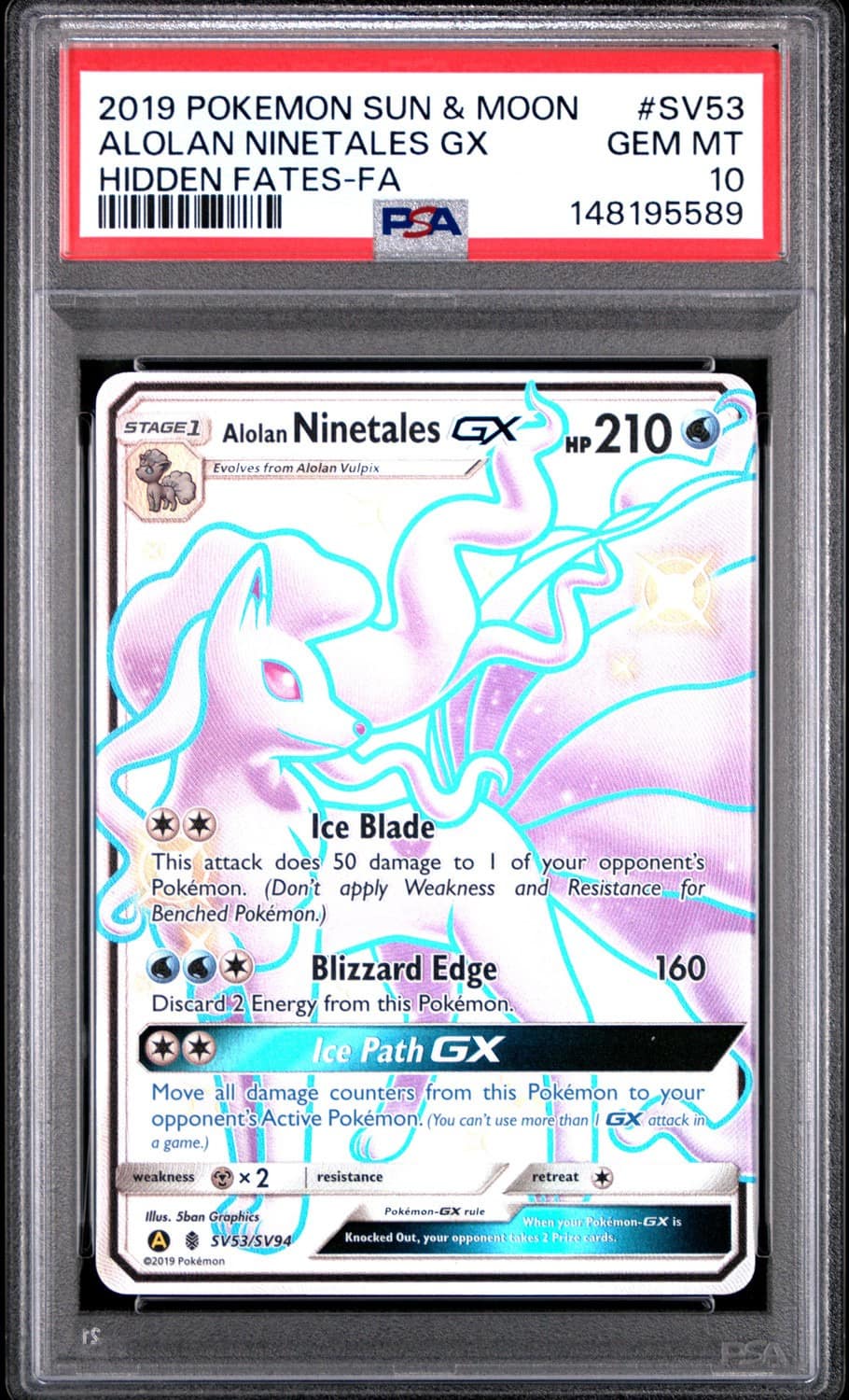 Alolan Ninetales Gx