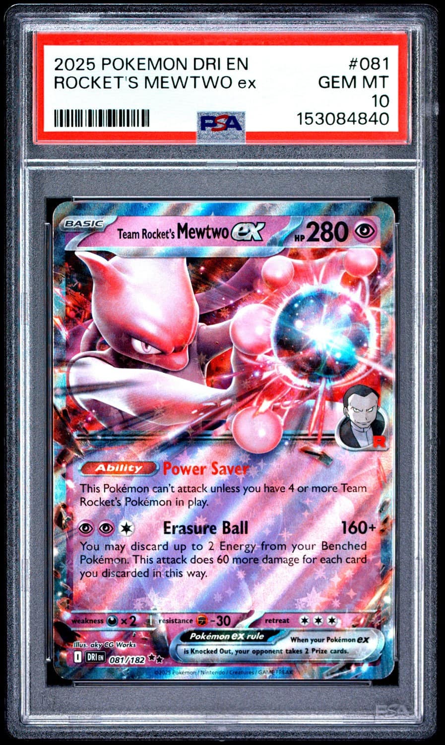 Rocket'S Mewtwo Ex