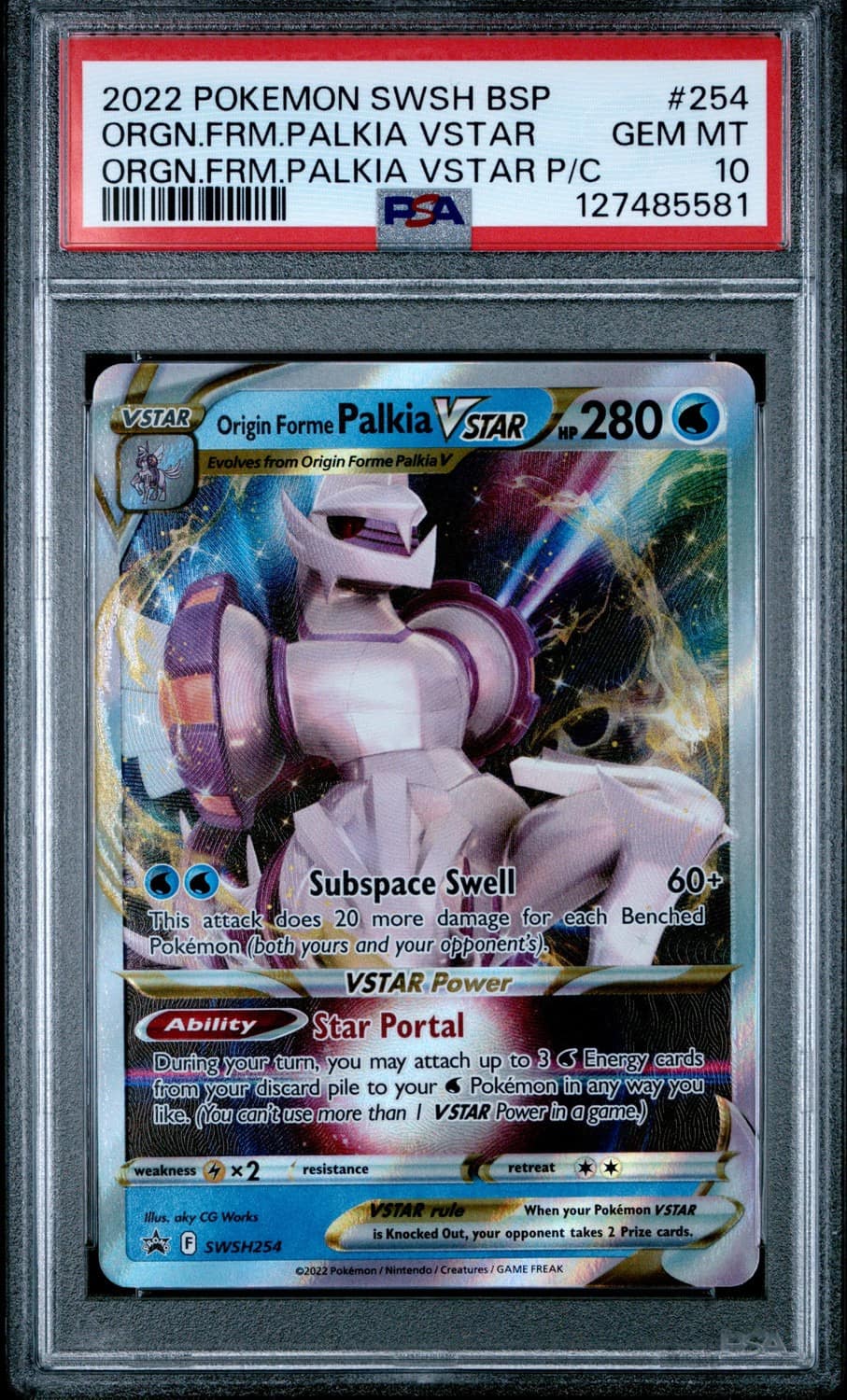 Origin Forme Palkia Vstar